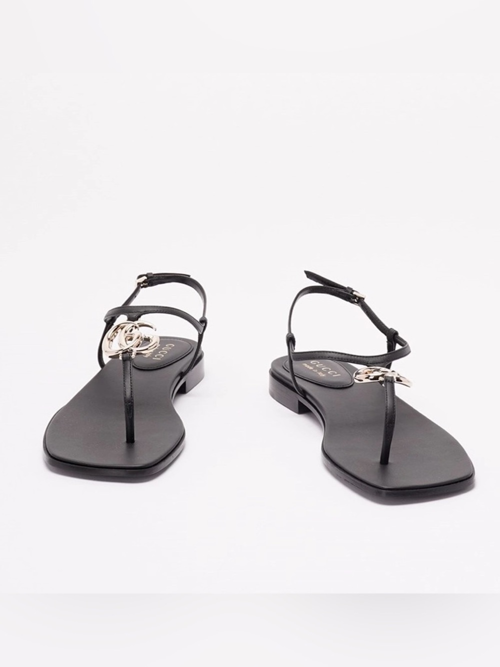 GUCCI Marmont GG logo thong sandals - Picture 3 of 6